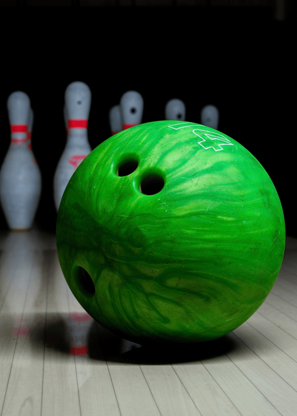Bowling ball for beginners