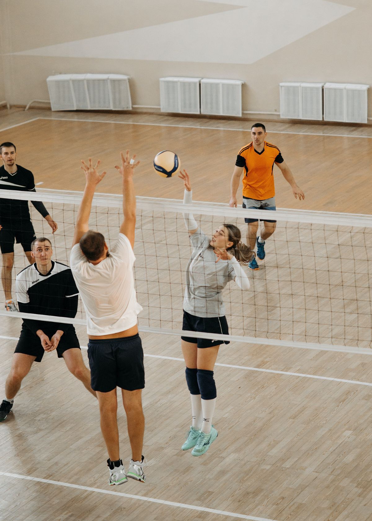 Volleyball training