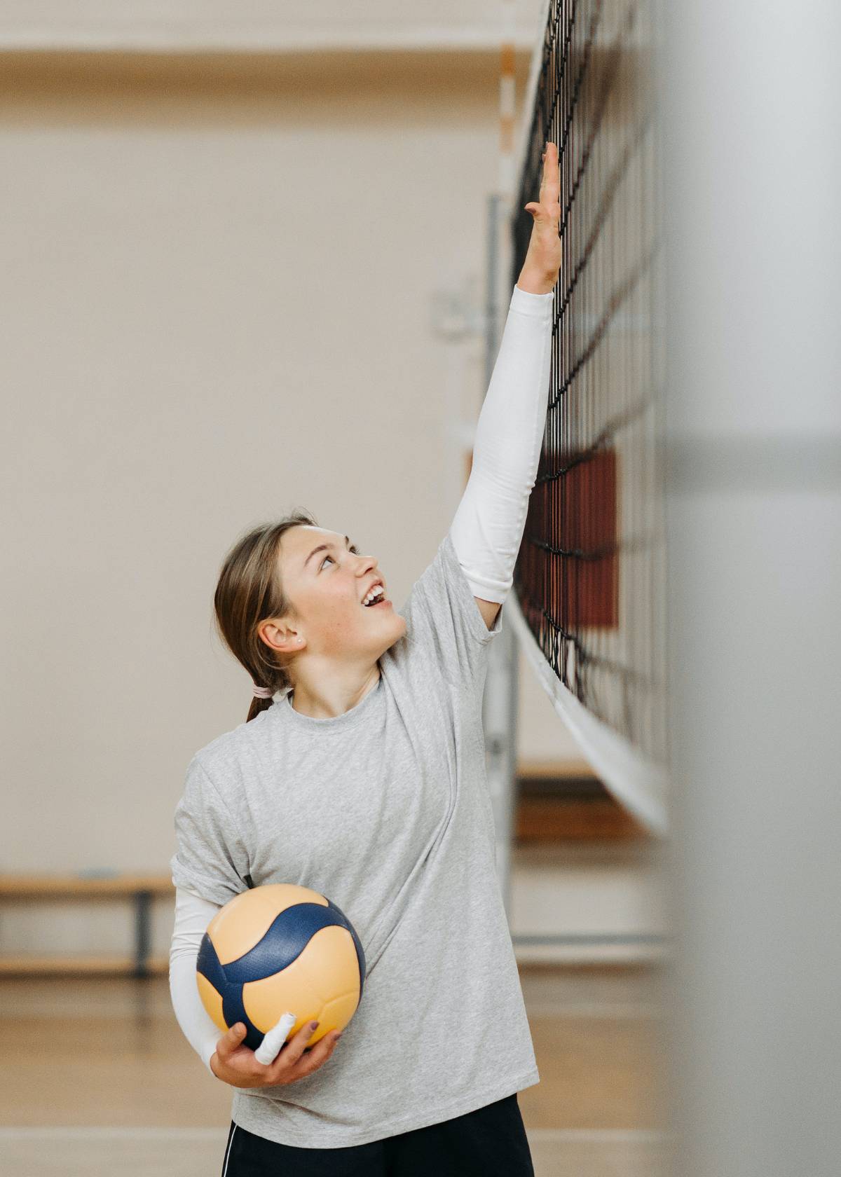 Volleyball net height