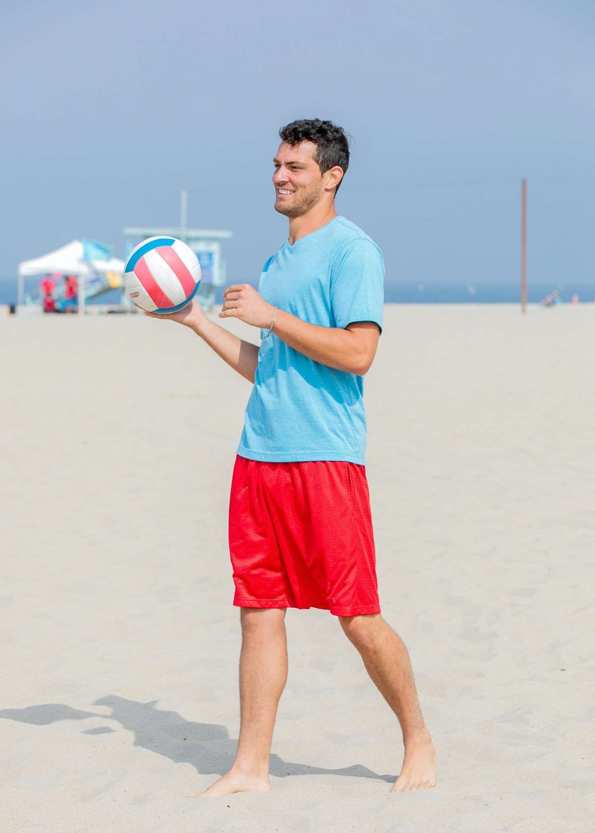 What is a volleyball made of